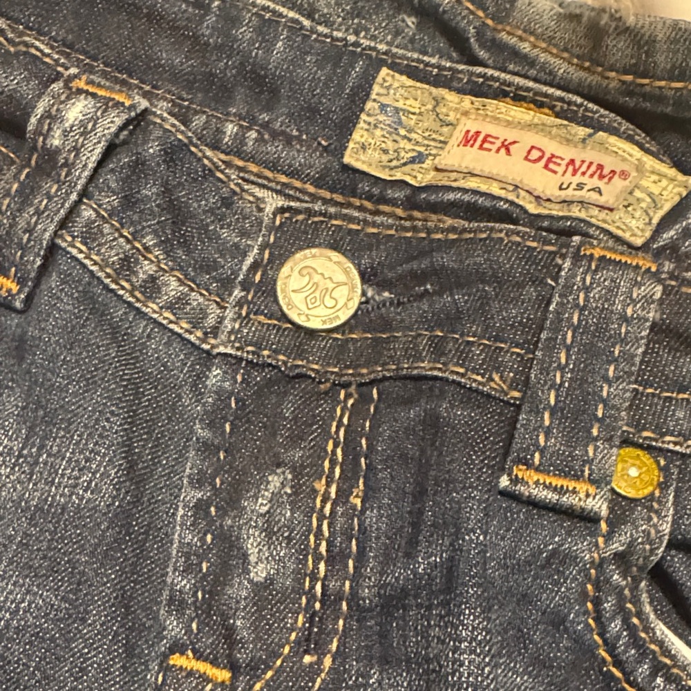Buckle MEK Embellished Denim Jeans 29 x 36 - Picture 5 of 8